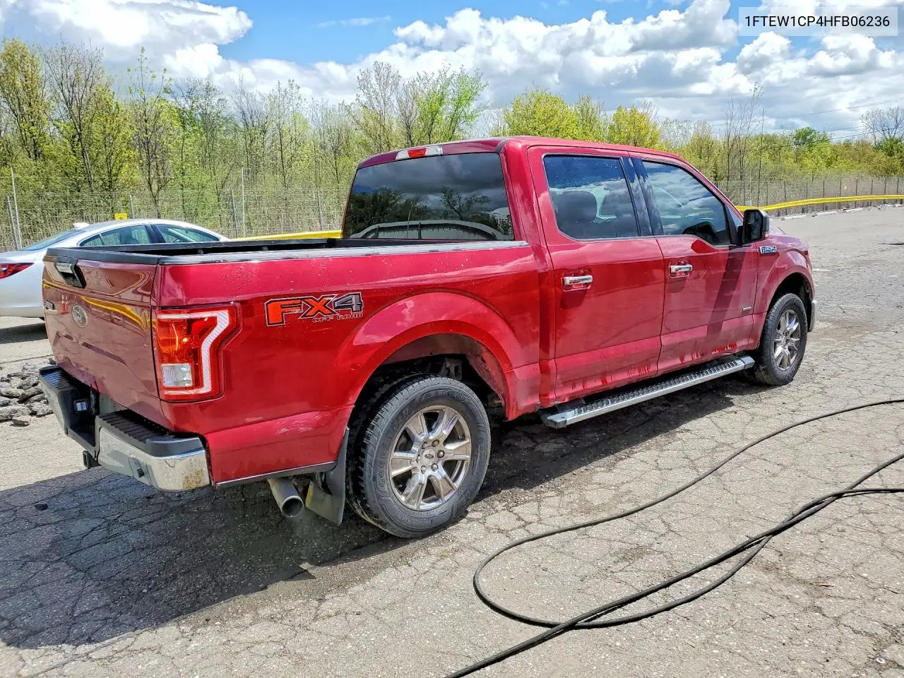 2017 Ford F150 Supercrew VIN: 1FTEW1CP4HFB06236 Lot: 51643106