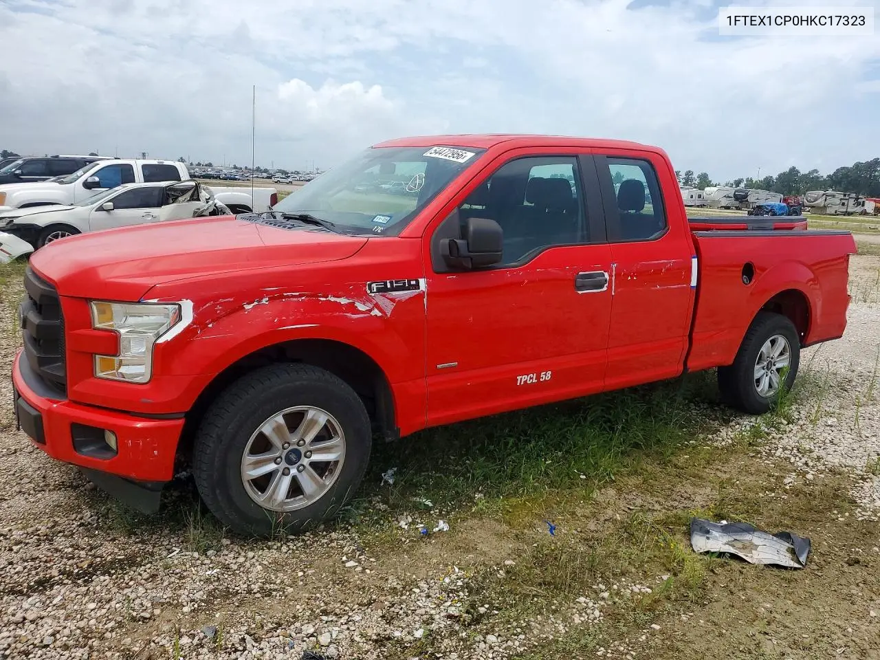 1FTEX1CP0HKC17323 2017 Ford F150 Super Cab