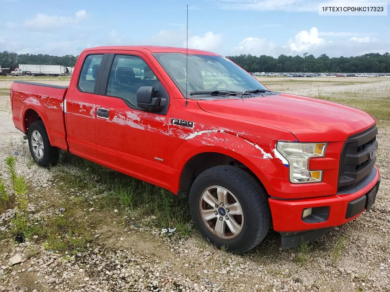 1FTEX1CP0HKC17323 2017 Ford F150 Super Cab