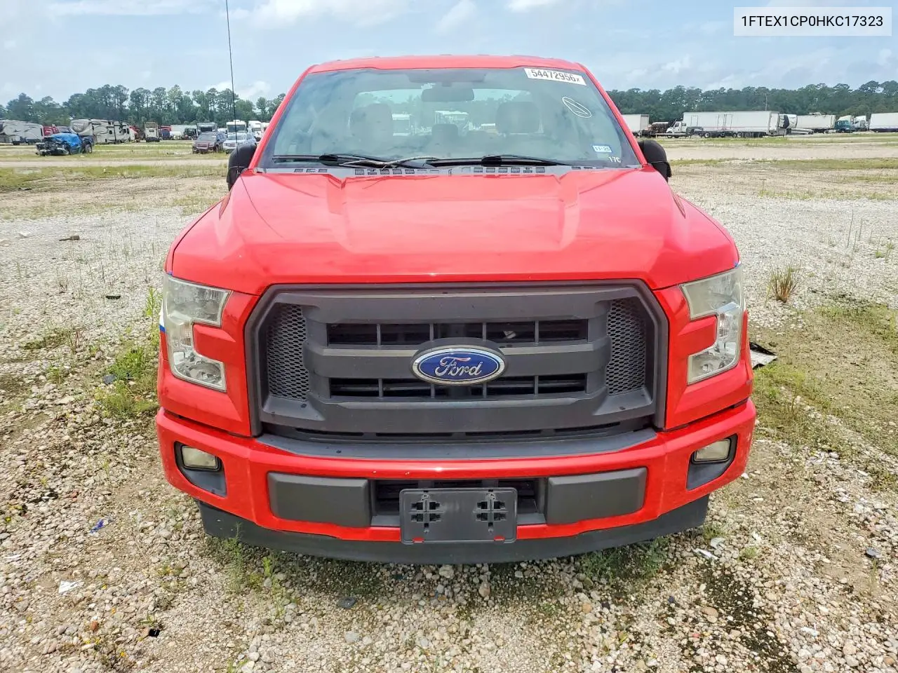 1FTEX1CP0HKC17323 2017 Ford F150 Super Cab