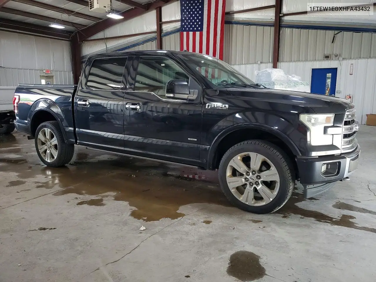 2017 Ford F150 Supercrew VIN: 1FTEW1EGXHFA43432 Lot: 58593216