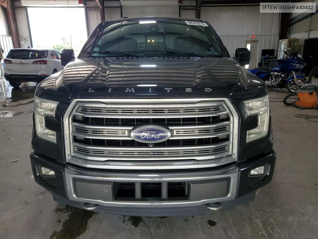 2017 Ford F150 Supercrew VIN: 1FTEW1EGXHFA43432 Lot: 58593216