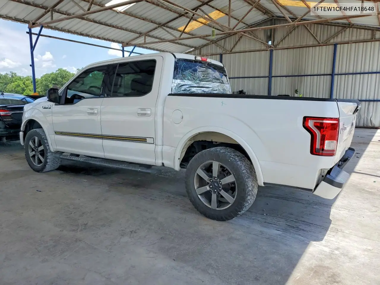 2017 Ford F150 Supercrew VIN: 1FTEW1CF4HFA18648 Lot: 58951186