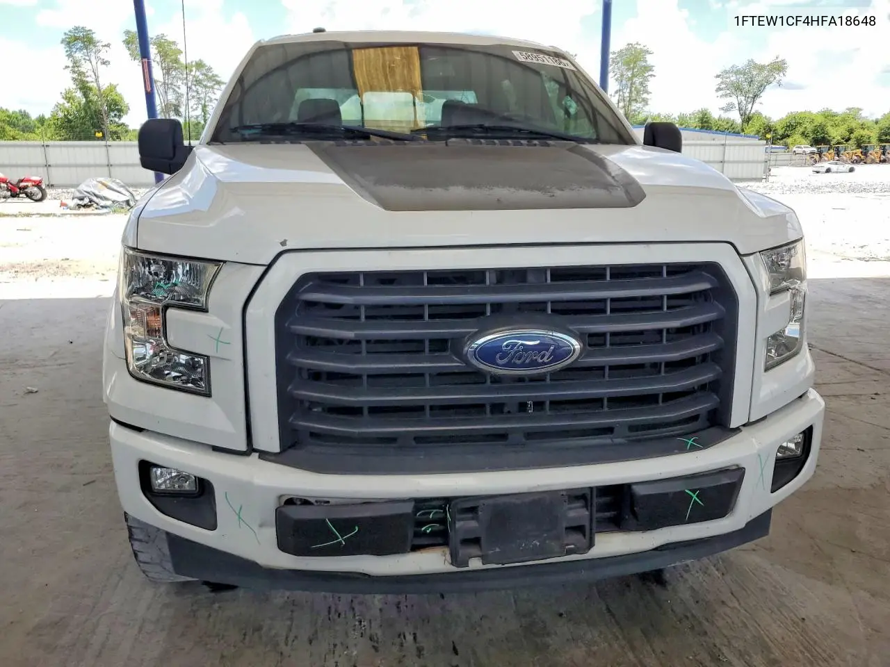 2017 Ford F150 Supercrew VIN: 1FTEW1CF4HFA18648 Lot: 58951186