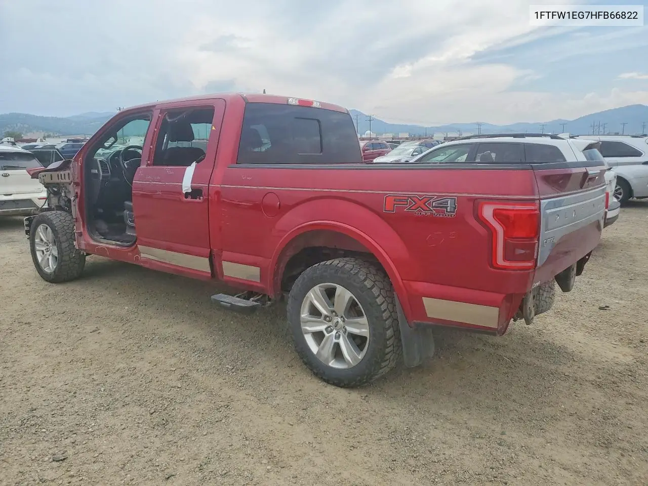 1FTFW1EG7HFB66822 2017 Ford F150 Supercrew
