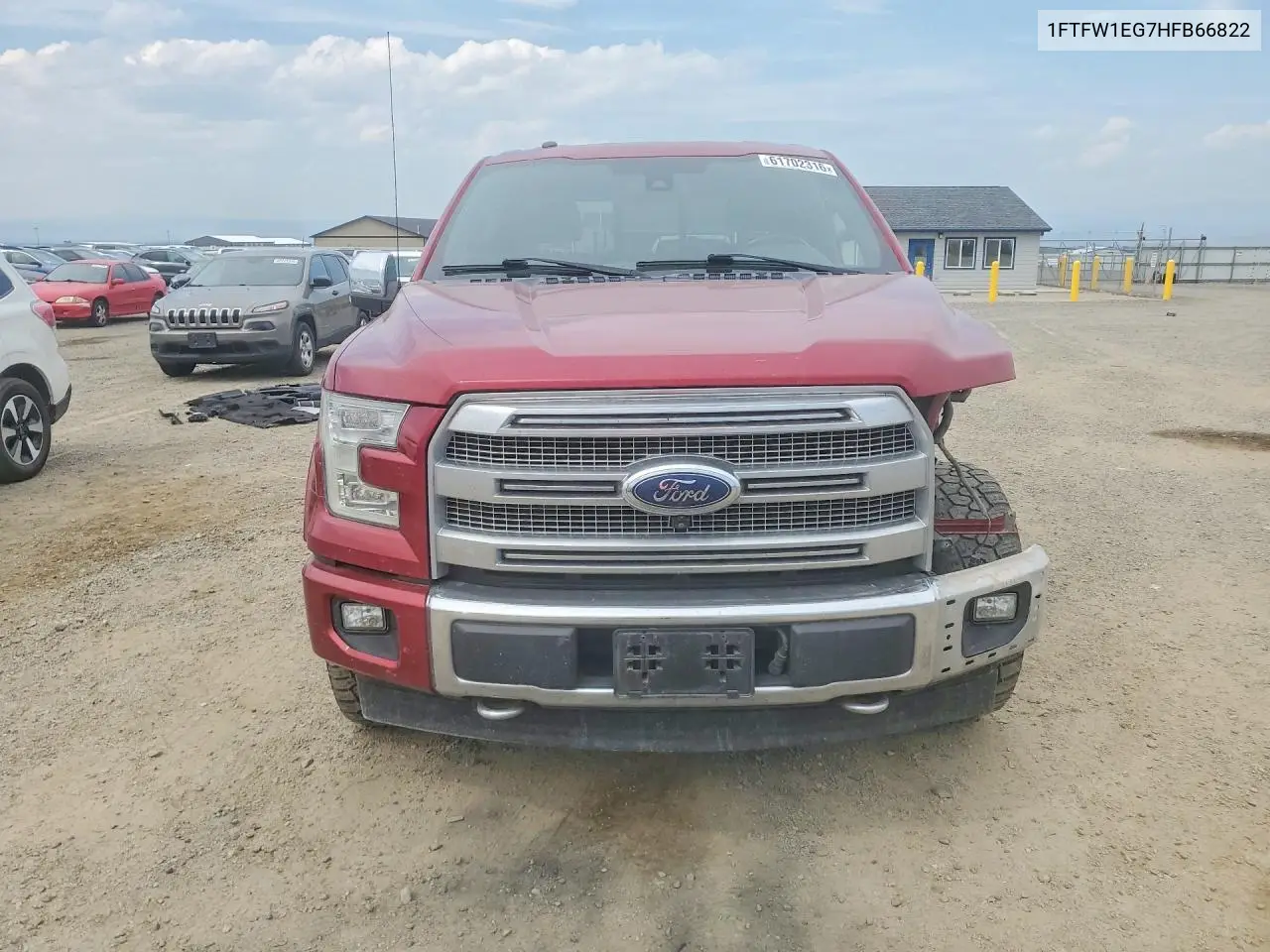 1FTFW1EG7HFB66822 2017 Ford F150 Supercrew
