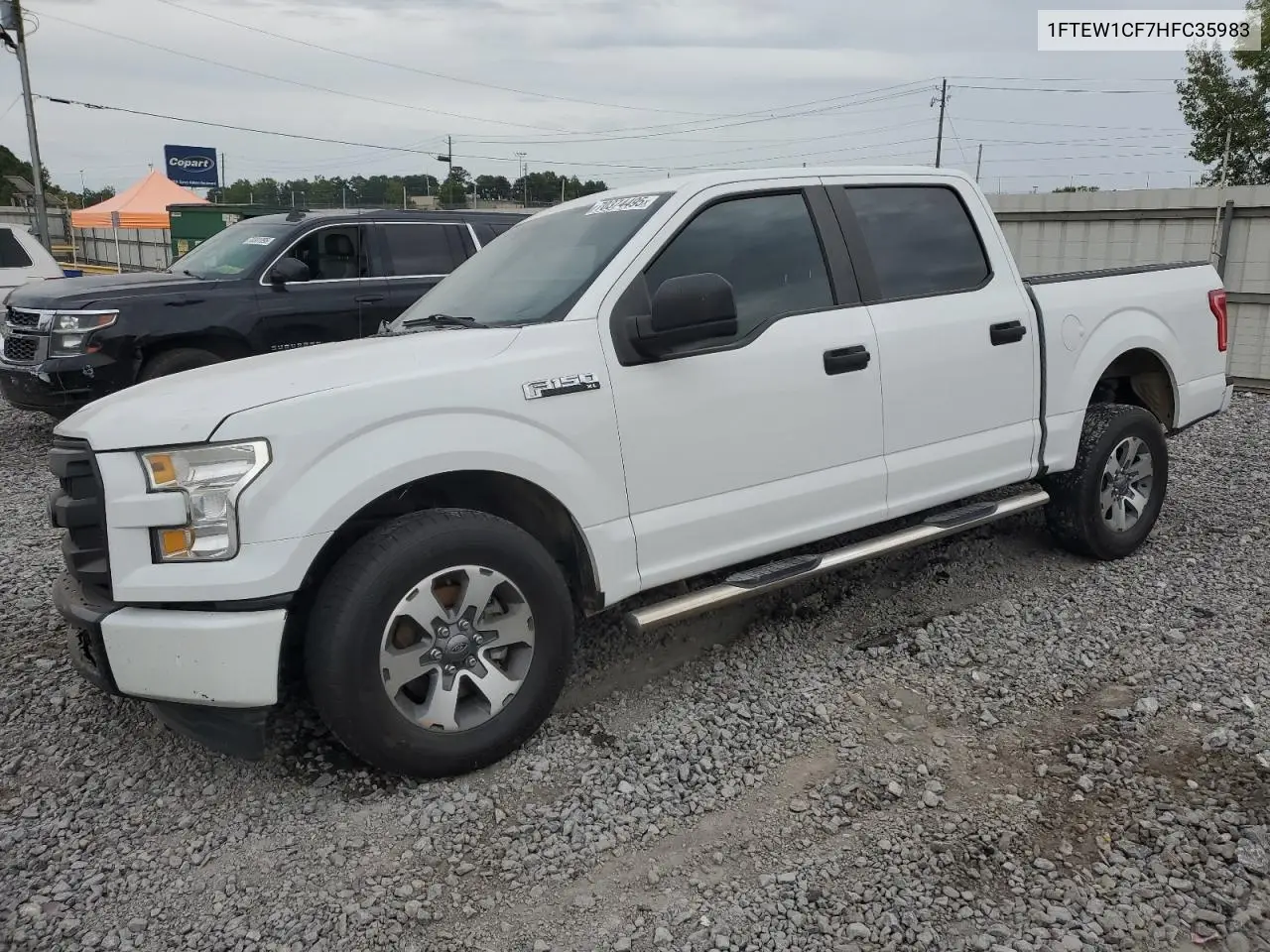 1FTEW1CF7HFC35983 2017 Ford F150 Supercrew