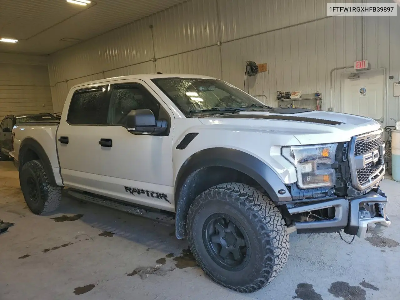 1FTFW1RGXHFB39897 2017 Ford F150 Raptor