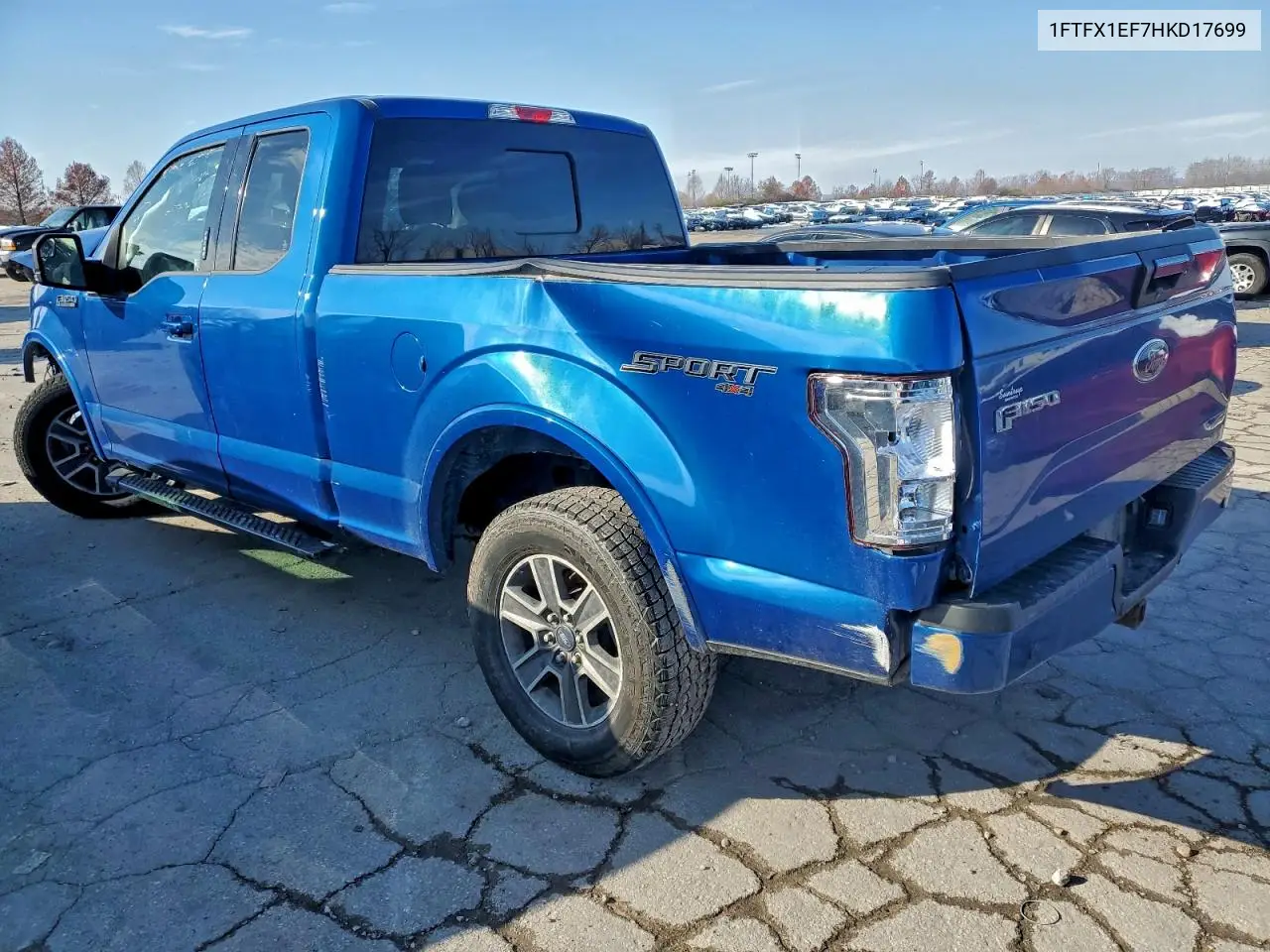 1FTFX1EF7HKD17699 2017 Ford F150 Super Cab