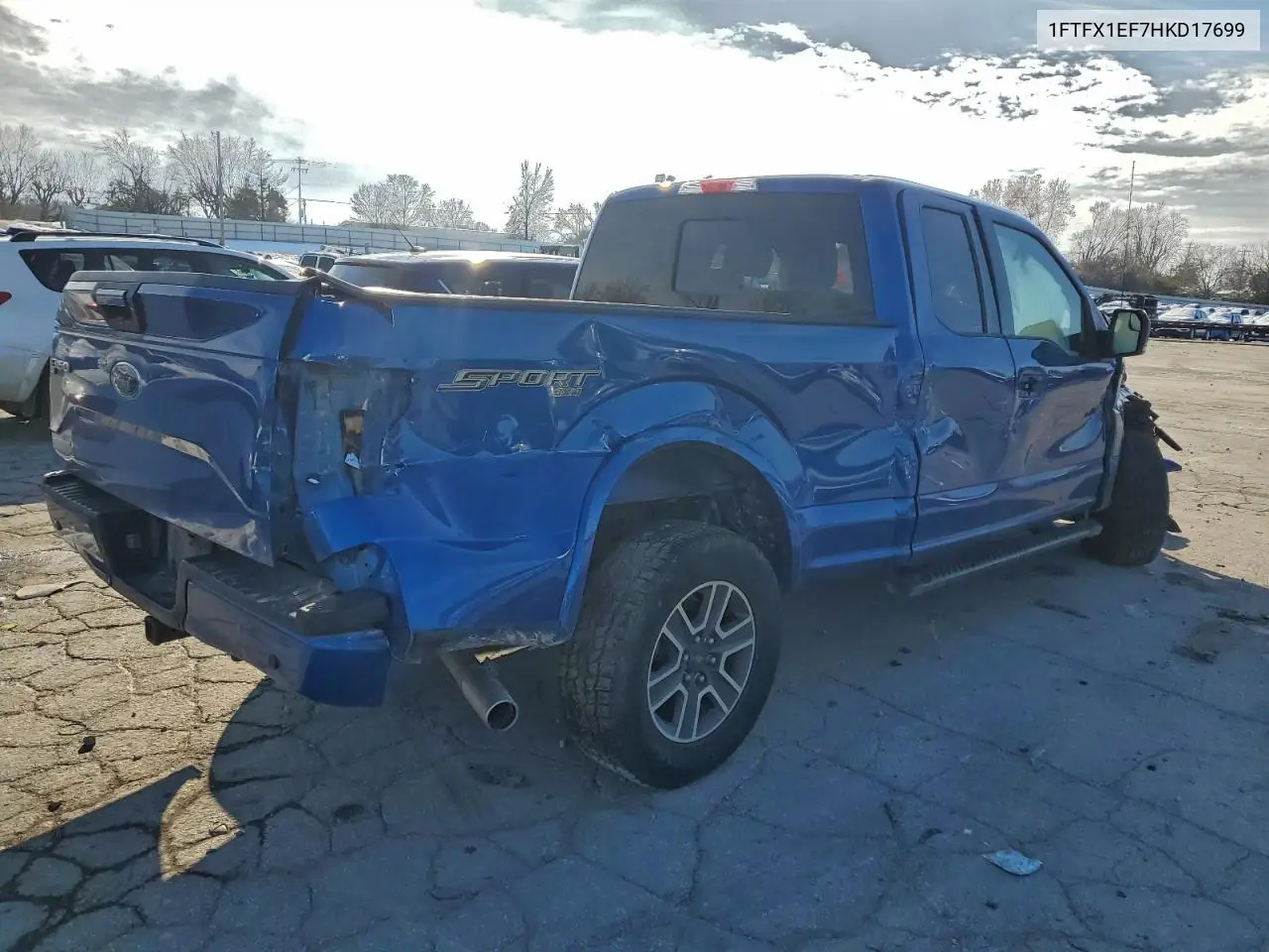 1FTFX1EF7HKD17699 2017 Ford F150 Super Cab
