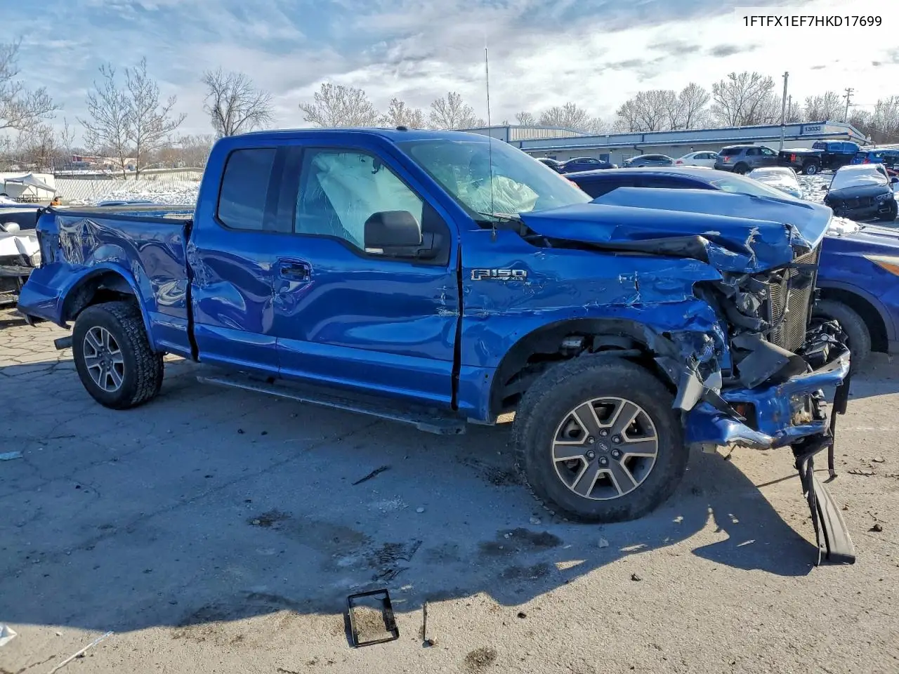 1FTFX1EF7HKD17699 2017 Ford F150 Super Cab