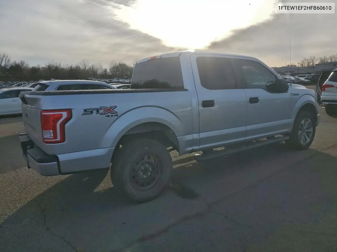 1FTEW1EF2HFB60610 2017 Ford F150 Supercrew
