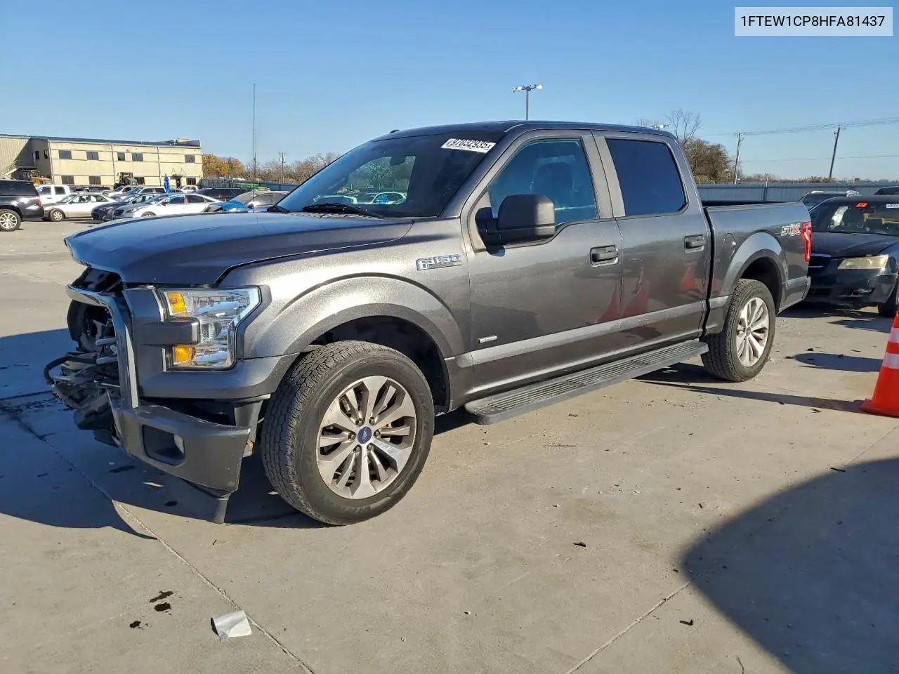 1FTEW1CP8HFA81437 2017 Ford F150 Supercrew