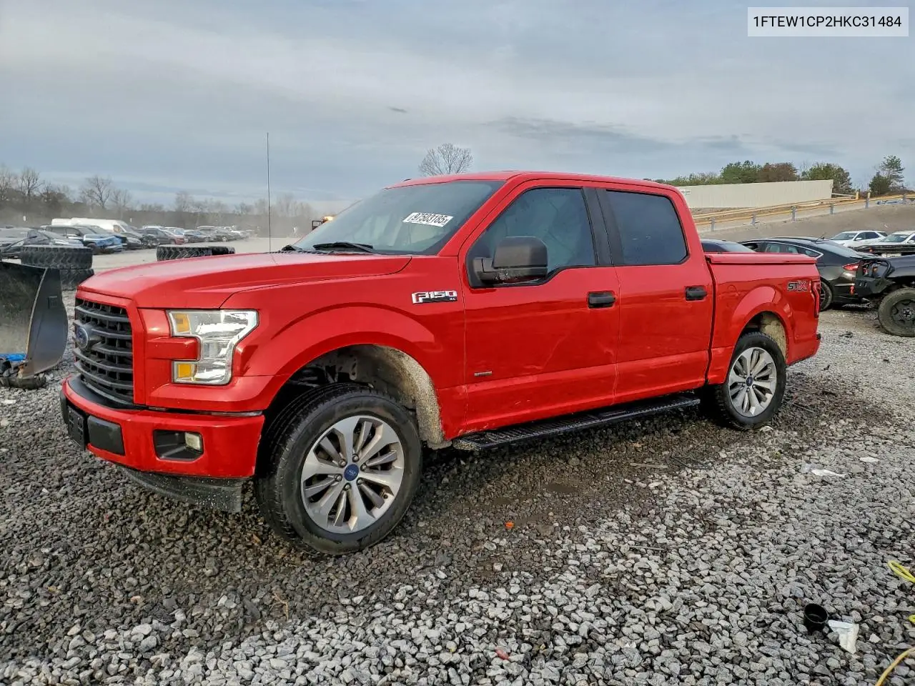 1FTEW1CP2HKC31484 2017 Ford F150 Supercrew