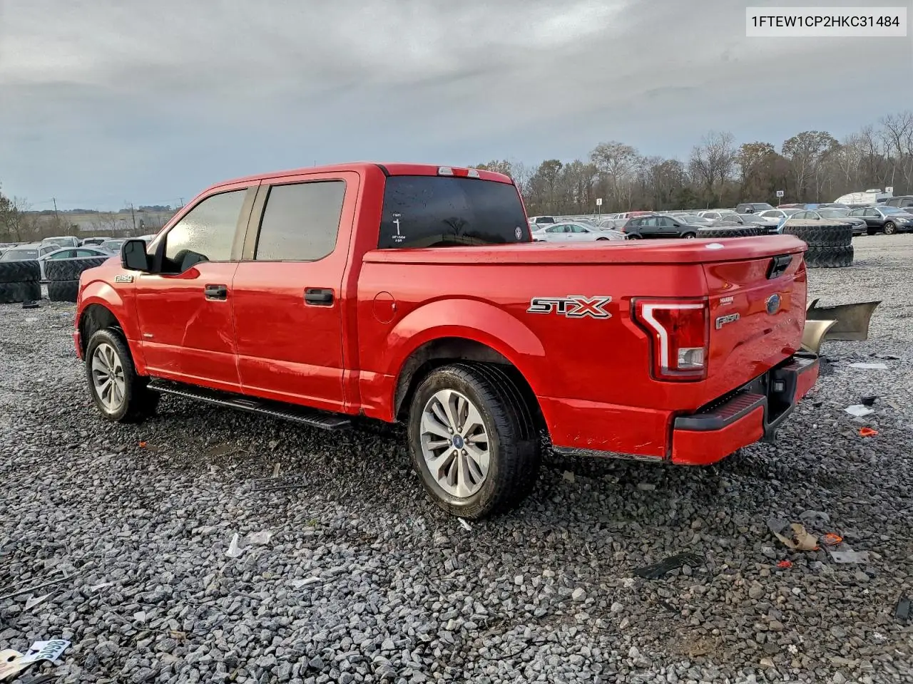 1FTEW1CP2HKC31484 2017 Ford F150 Supercrew