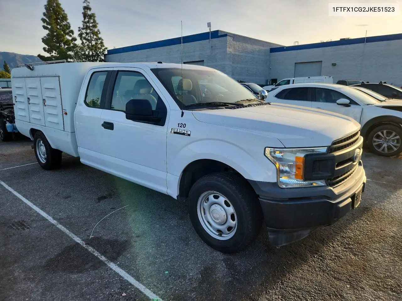 2018 Ford F150 Super Cab VIN: 1FTFX1CG2JKE51523 Lot: 48941546