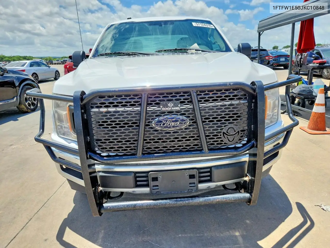 1FTFW1E50JKC10848 2018 Ford F150 Supercrew