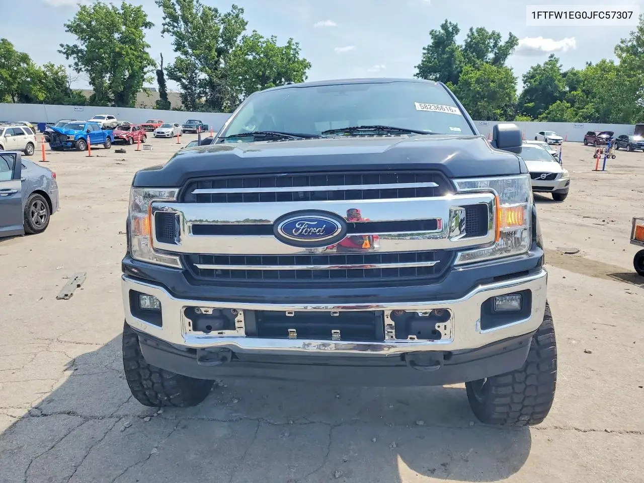 2018 Ford F150 Supercrew VIN: 1FTFW1EG0JFC57307 Lot: 58236616