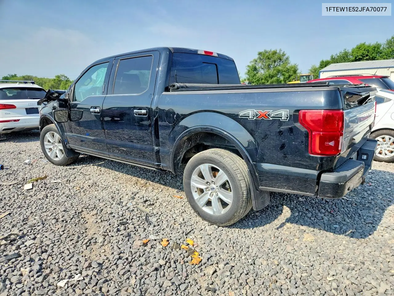 2018 Ford F150 Supercrew VIN: 1FTEW1E52JFA70077 Lot: 59667476