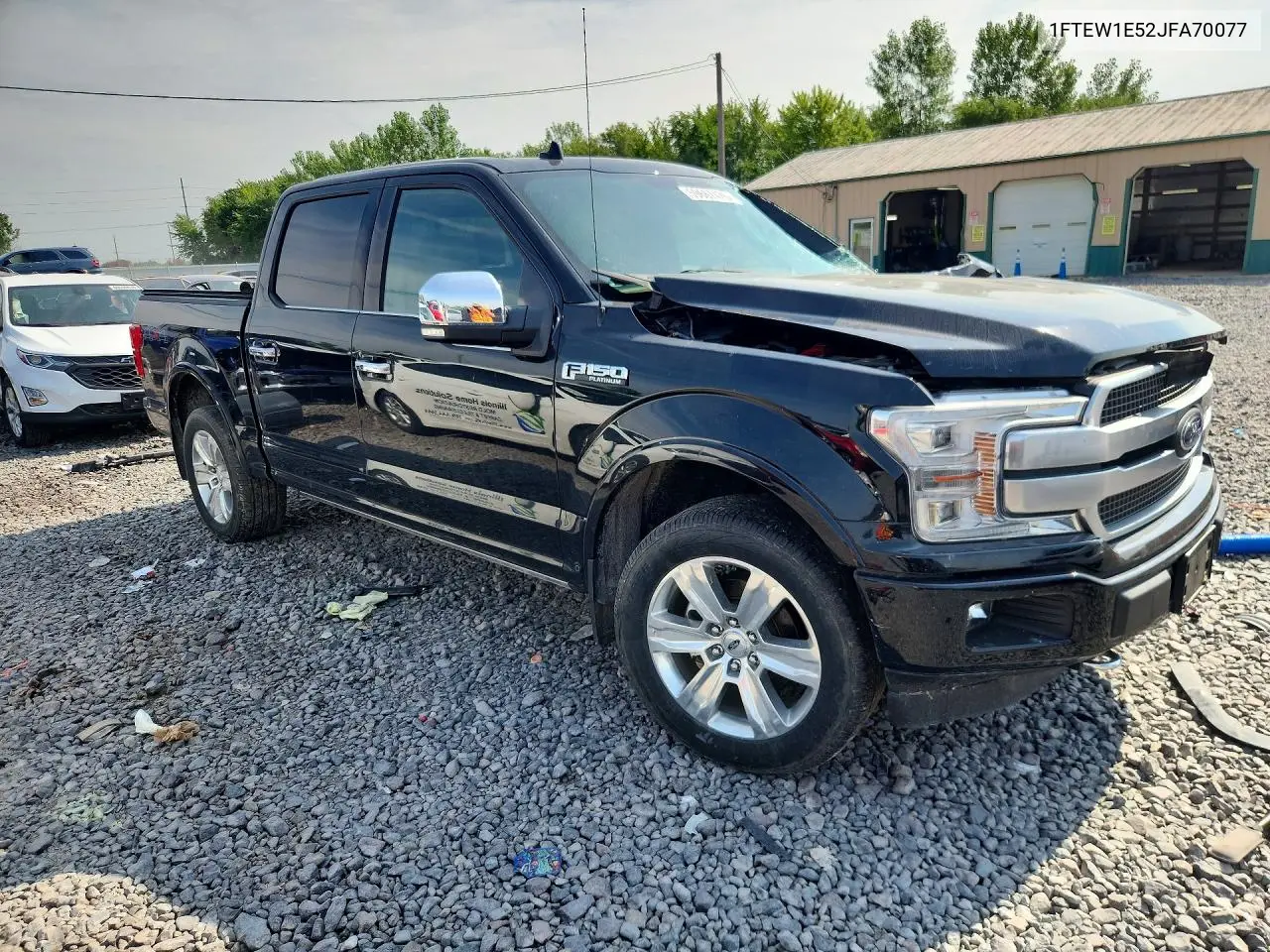 2018 Ford F150 Supercrew VIN: 1FTEW1E52JFA70077 Lot: 59667476