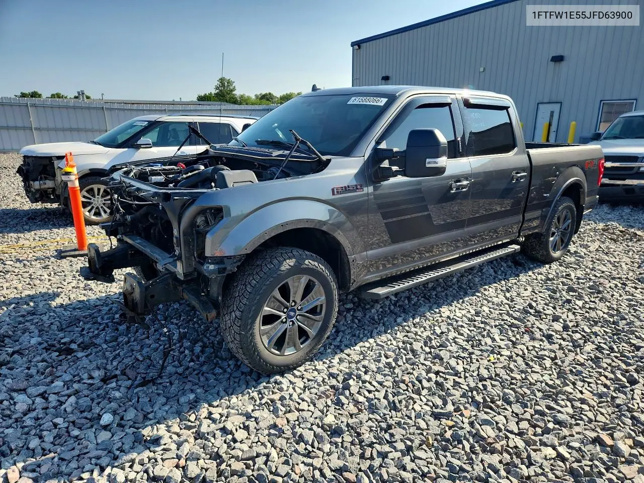 1FTFW1E55JFD63900 2018 Ford F150 Supercrew