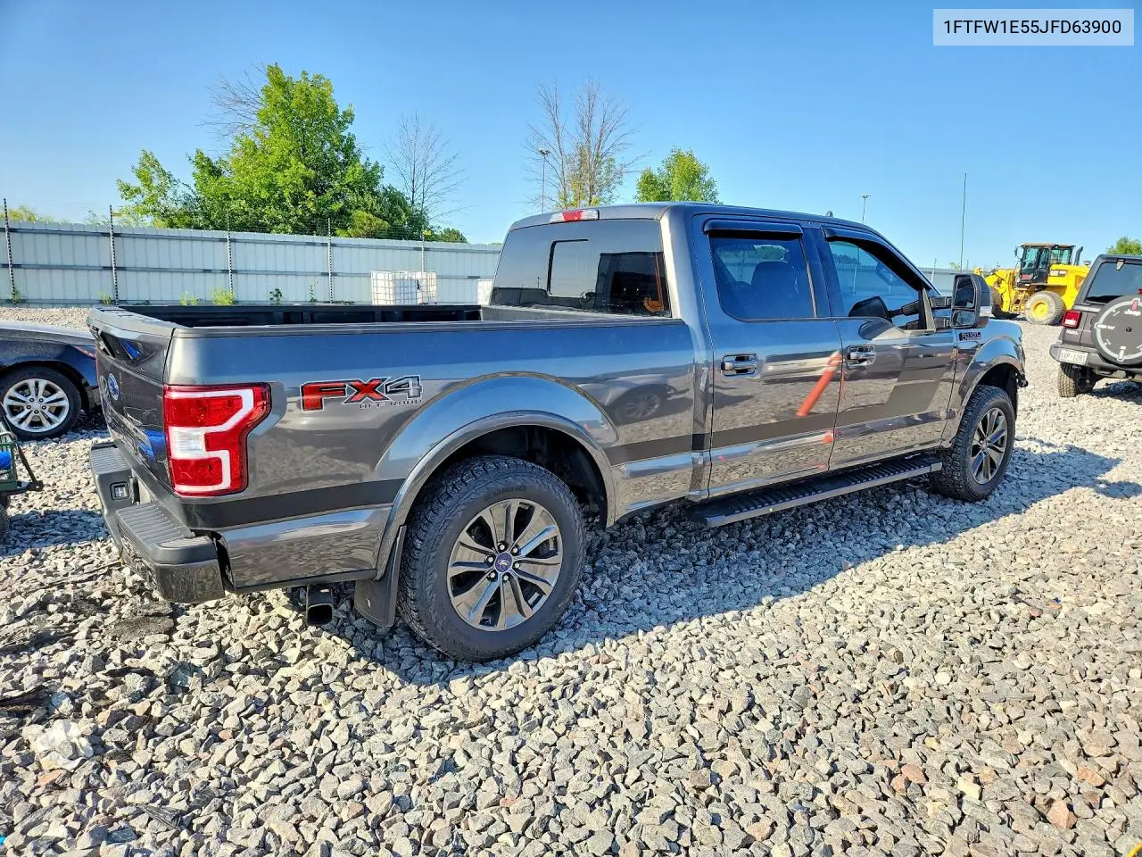 1FTFW1E55JFD63900 2018 Ford F150 Supercrew