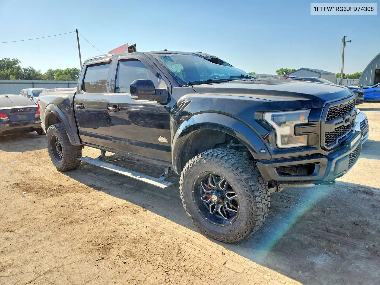 2018 Ford F150 Raptor VIN: 1FTFW1RG3JFD74308 Lot: 61689136