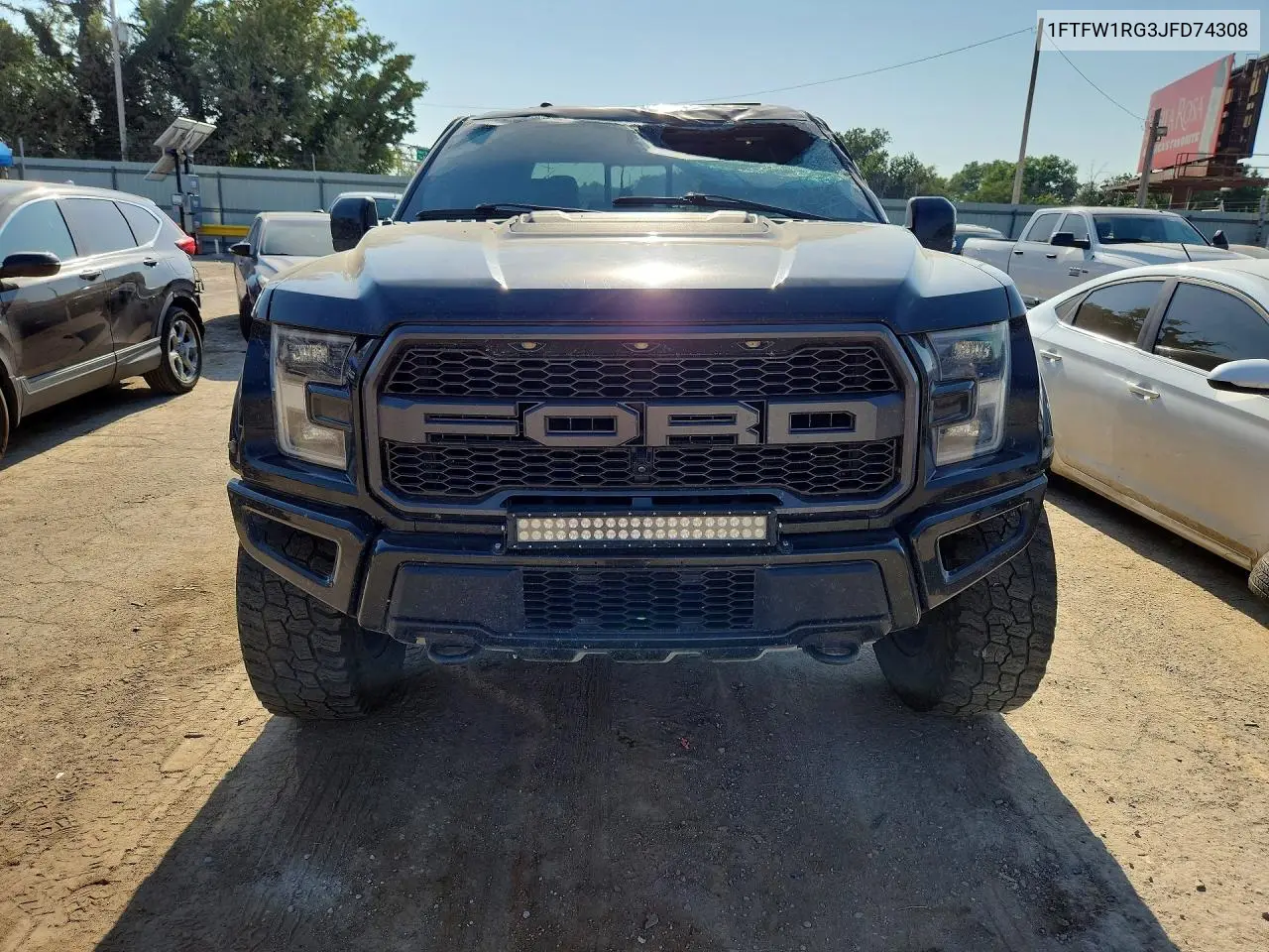 2018 Ford F150 Raptor VIN: 1FTFW1RG3JFD74308 Lot: 61689136