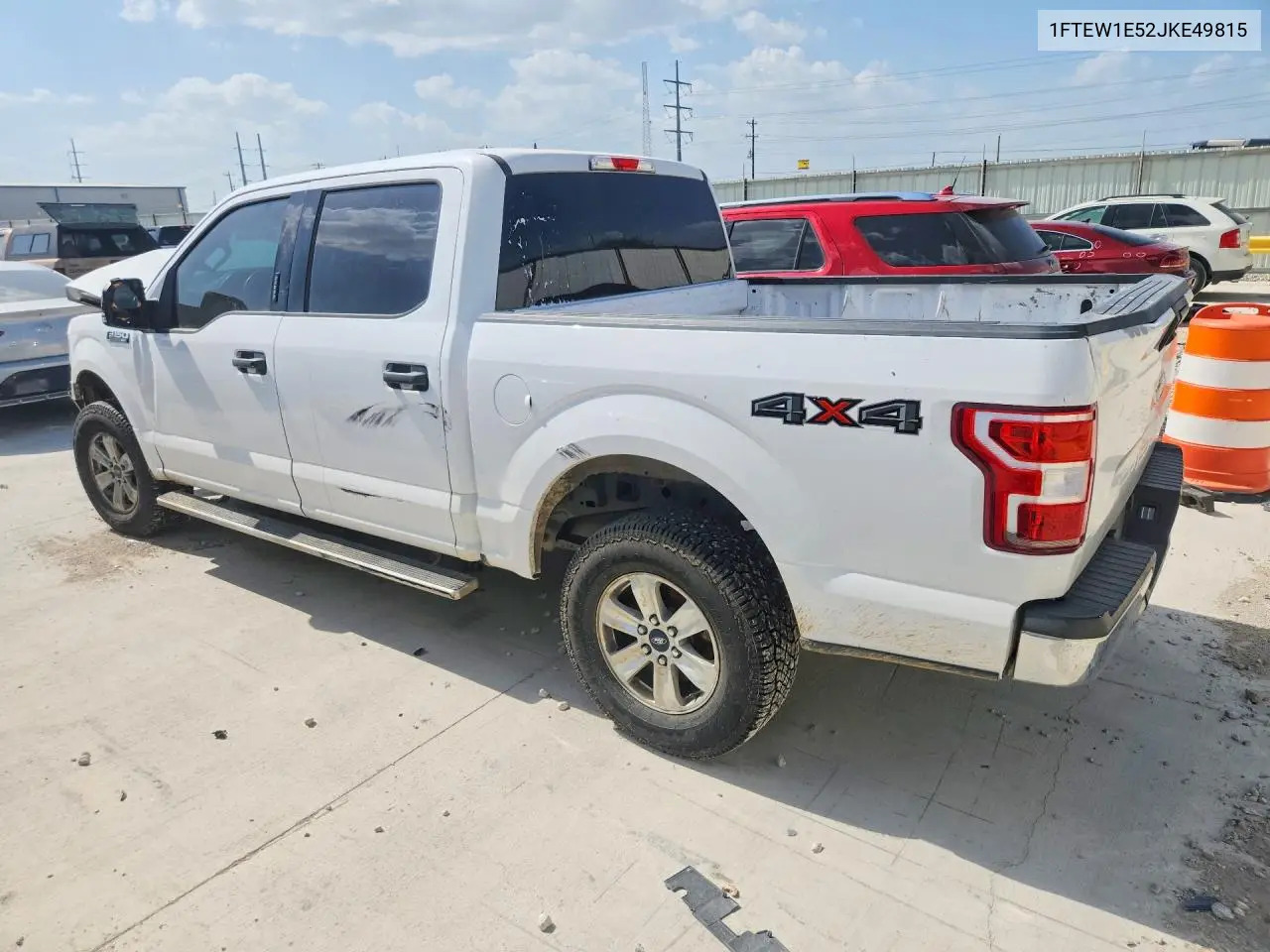 2018 Ford F150 Supercrew VIN: 1FTEW1E52JKE49815 Lot: 62063916