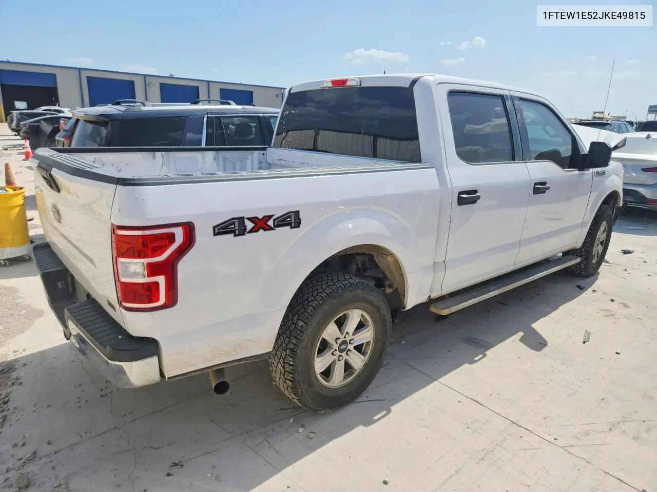 2018 Ford F150 Supercrew VIN: 1FTEW1E52JKE49815 Lot: 62063916