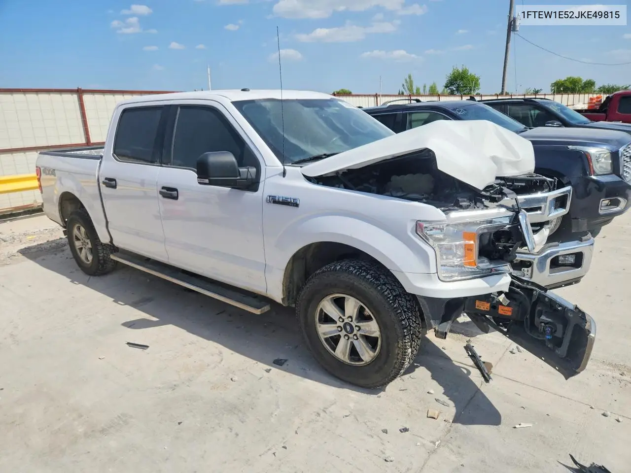 2018 Ford F150 Supercrew VIN: 1FTEW1E52JKE49815 Lot: 62063916
