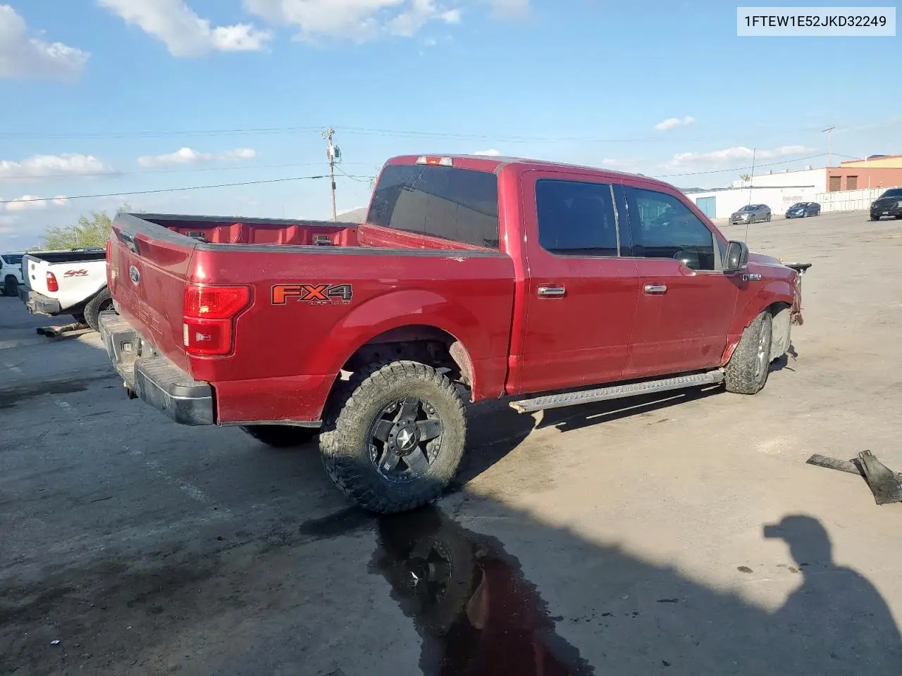 1FTEW1E52JKD32249 2018 Ford F150 Supercrew