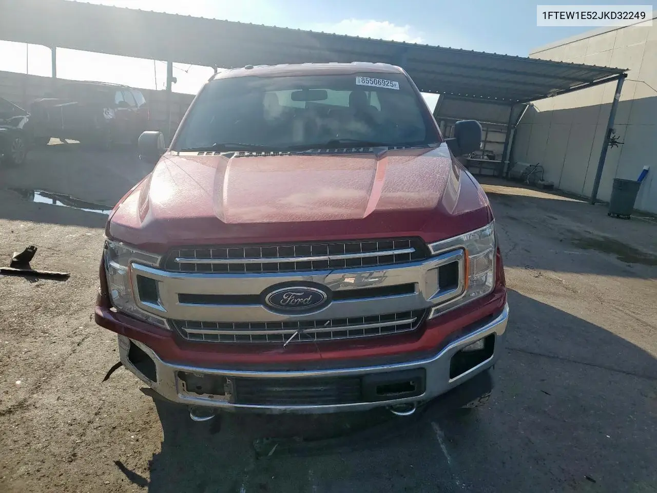 1FTEW1E52JKD32249 2018 Ford F150 Supercrew