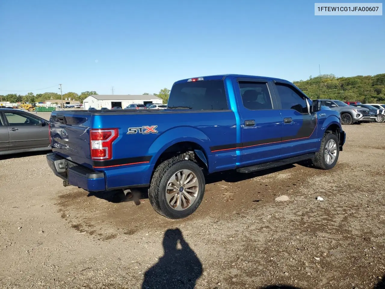 1FTEW1CG1JFA00607 2018 Ford F150 Supercrew