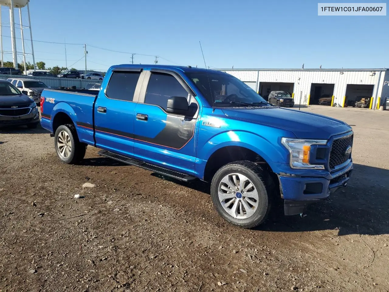 1FTEW1CG1JFA00607 2018 Ford F150 Supercrew
