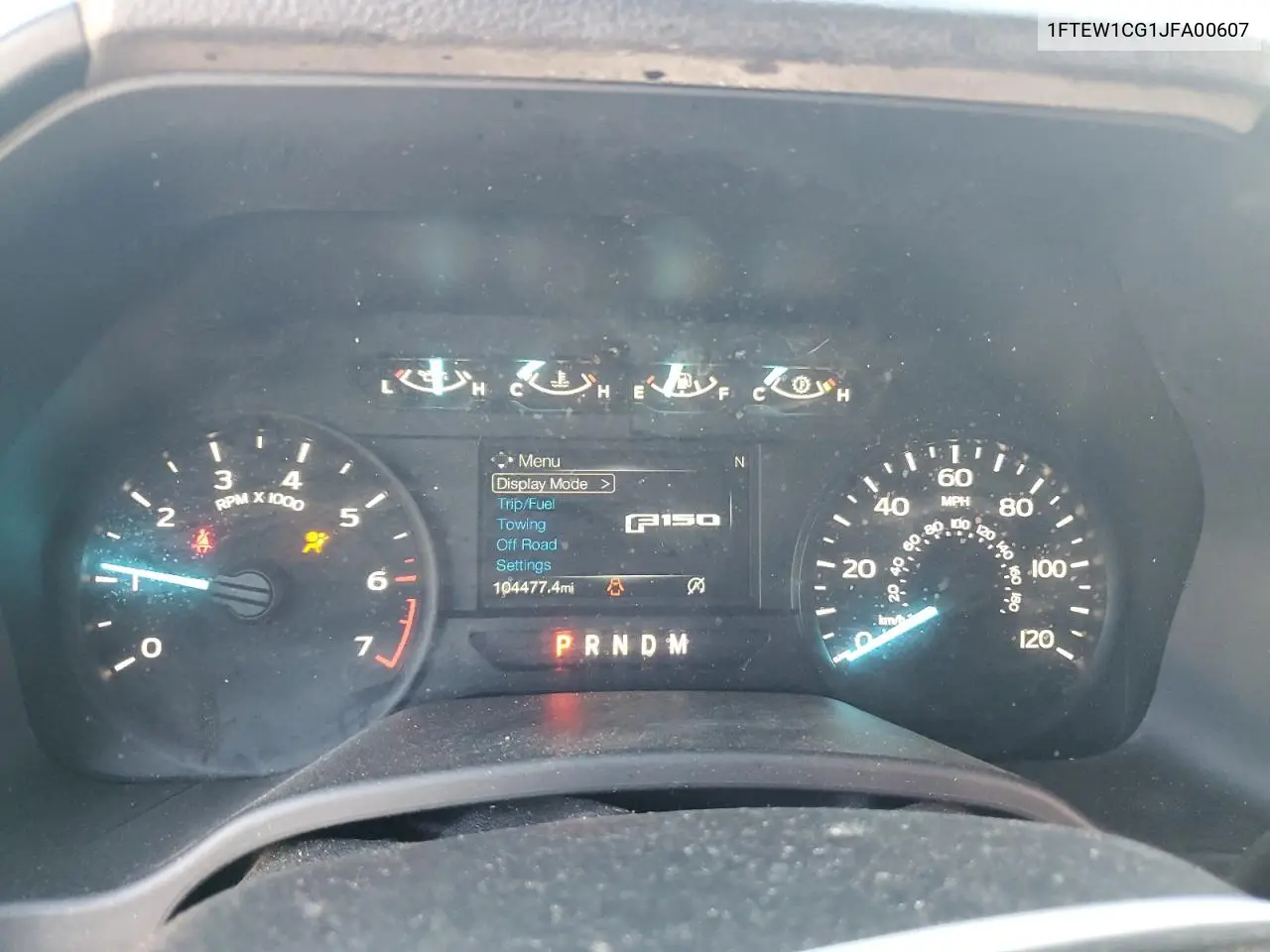 1FTEW1CG1JFA00607 2018 Ford F150 Supercrew