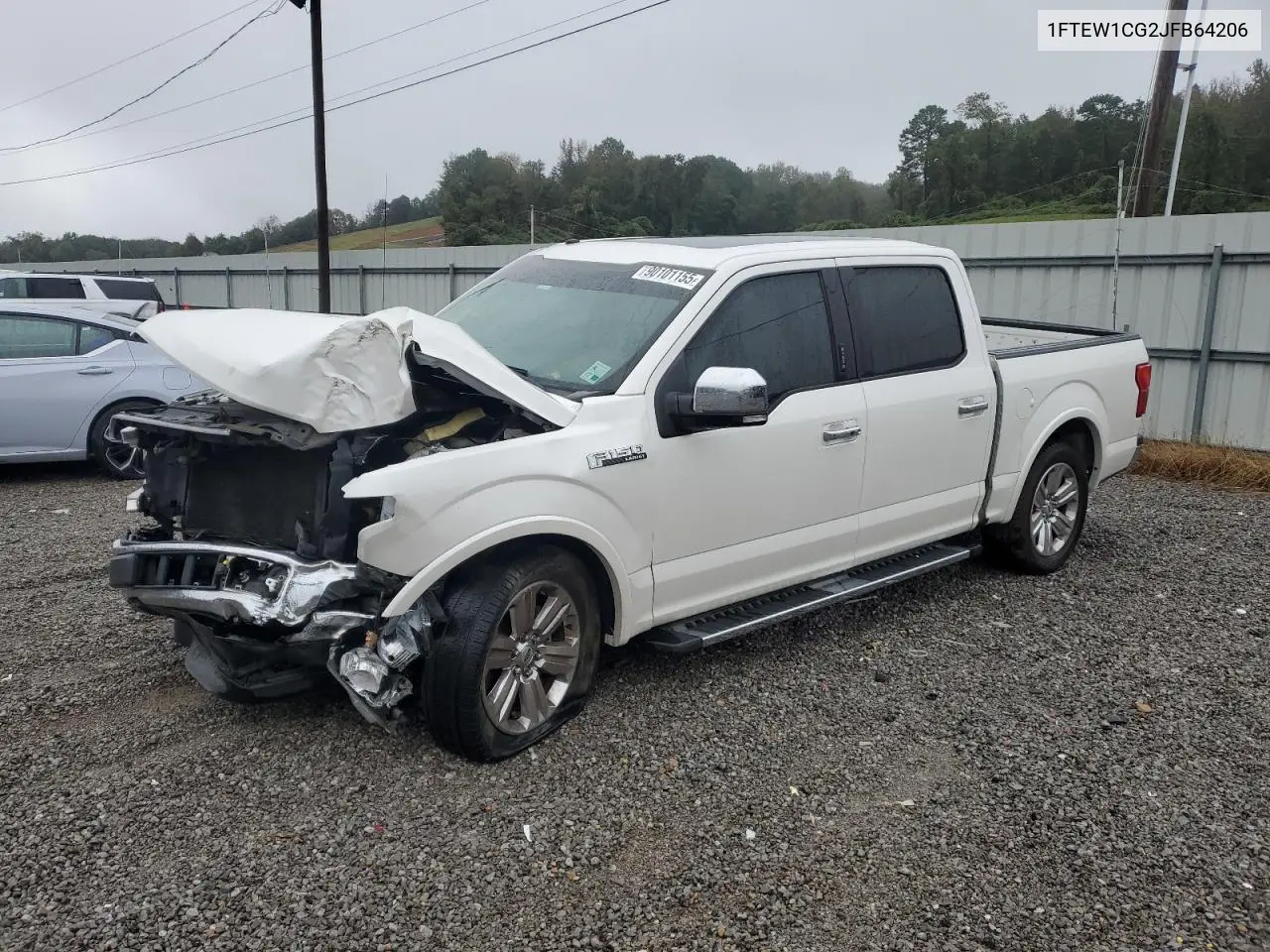 1FTEW1CG2JFB64206 2018 Ford F150 Supercrew