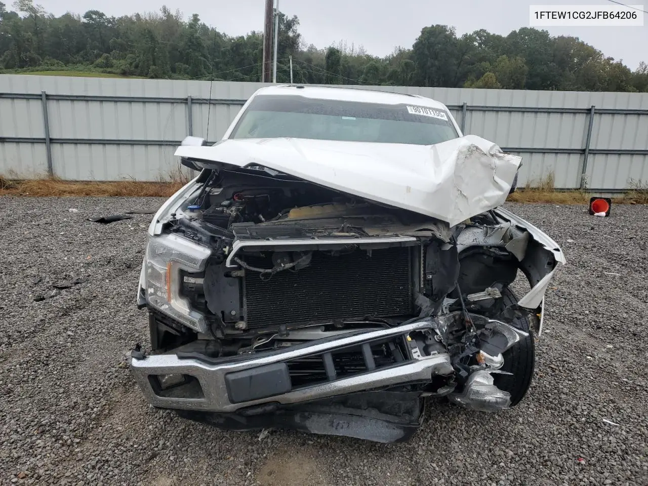 1FTEW1CG2JFB64206 2018 Ford F150 Supercrew