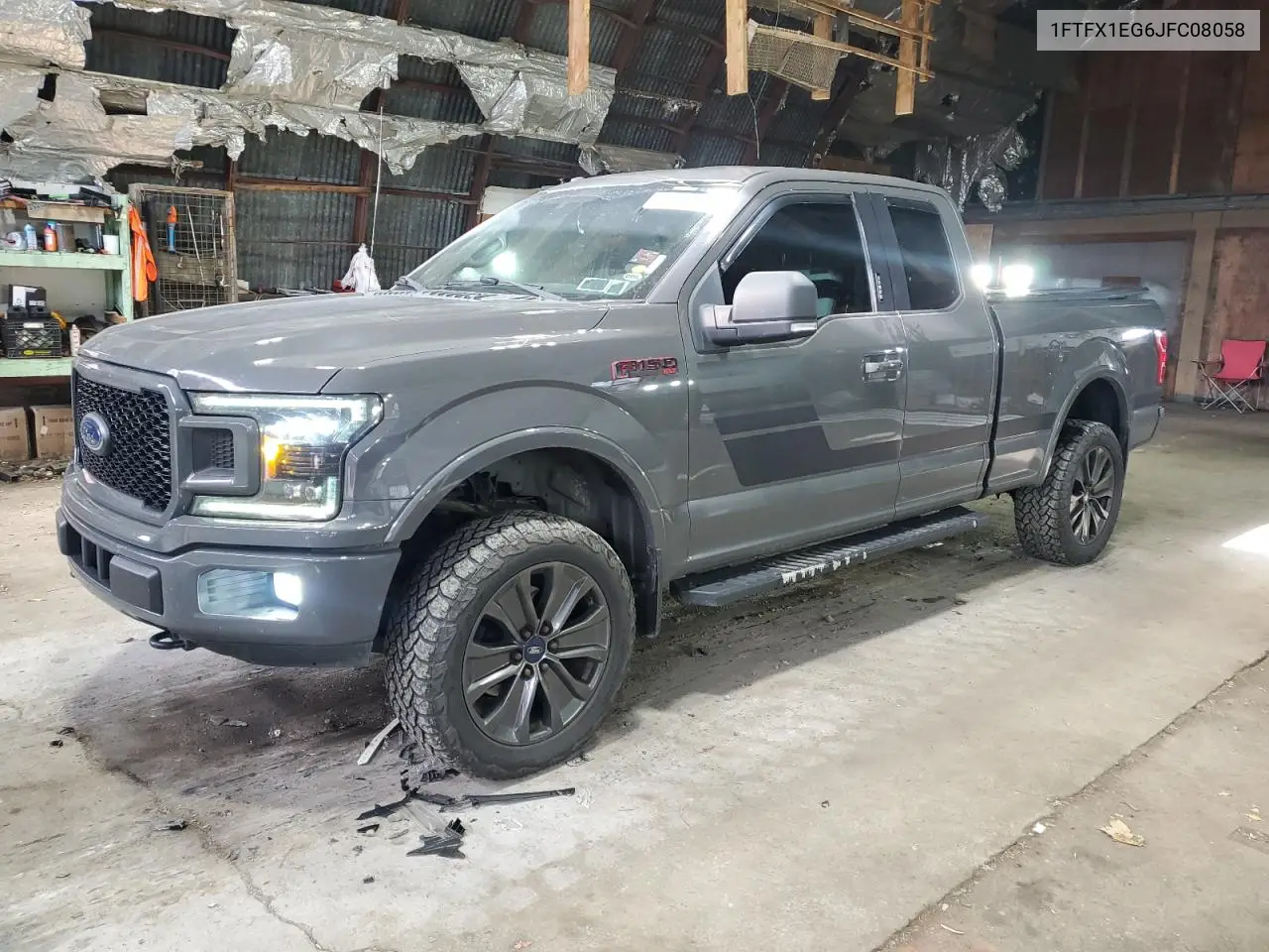 1FTFX1EG6JFC08058 2018 Ford F150 Super Cab