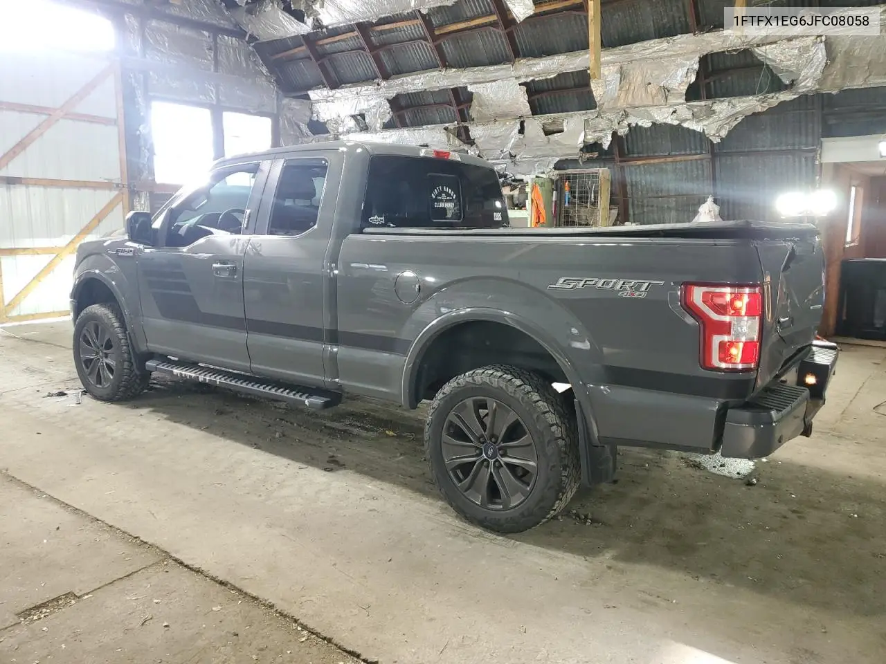 1FTFX1EG6JFC08058 2018 Ford F150 Super Cab
