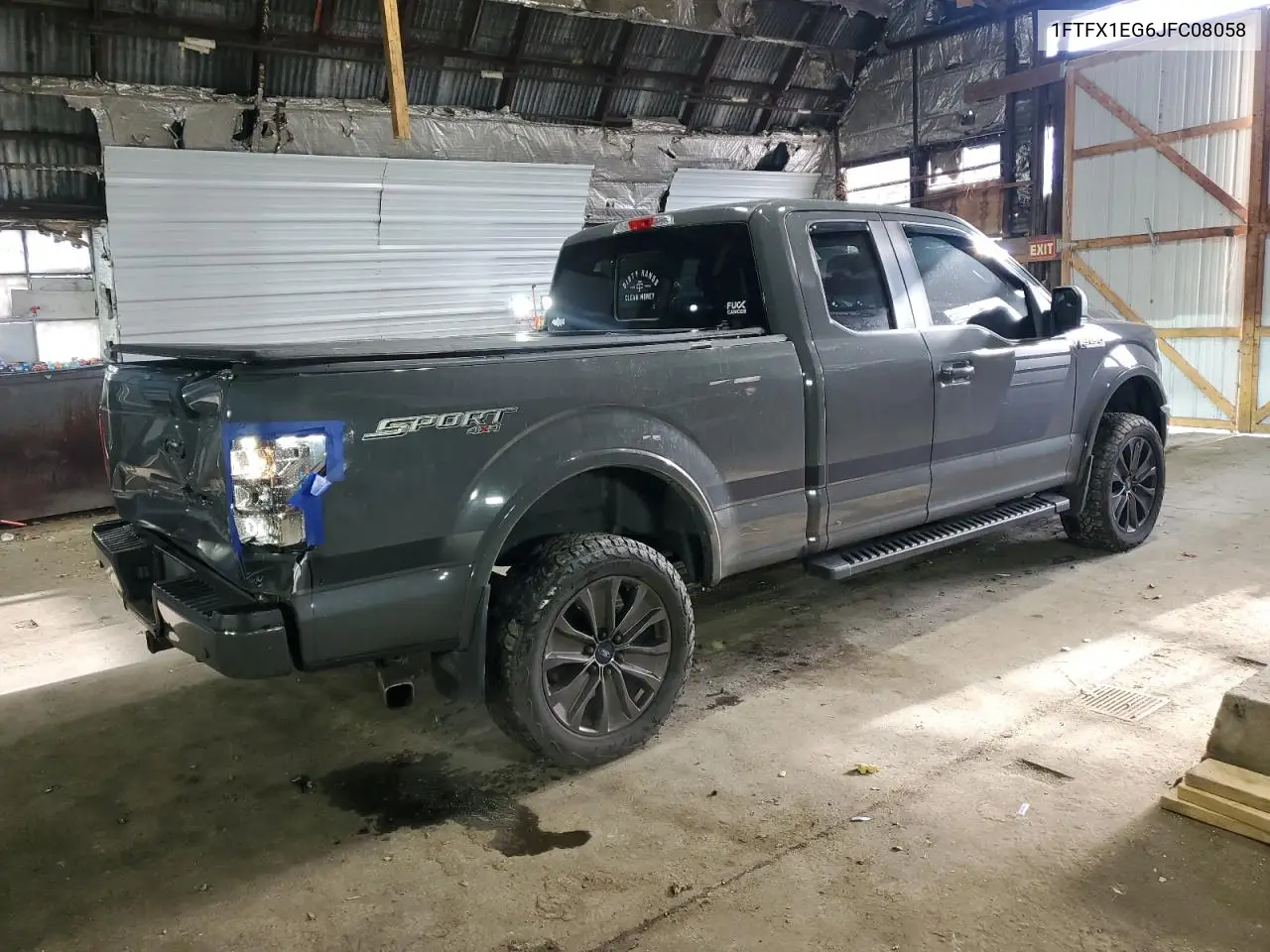 1FTFX1EG6JFC08058 2018 Ford F150 Super Cab