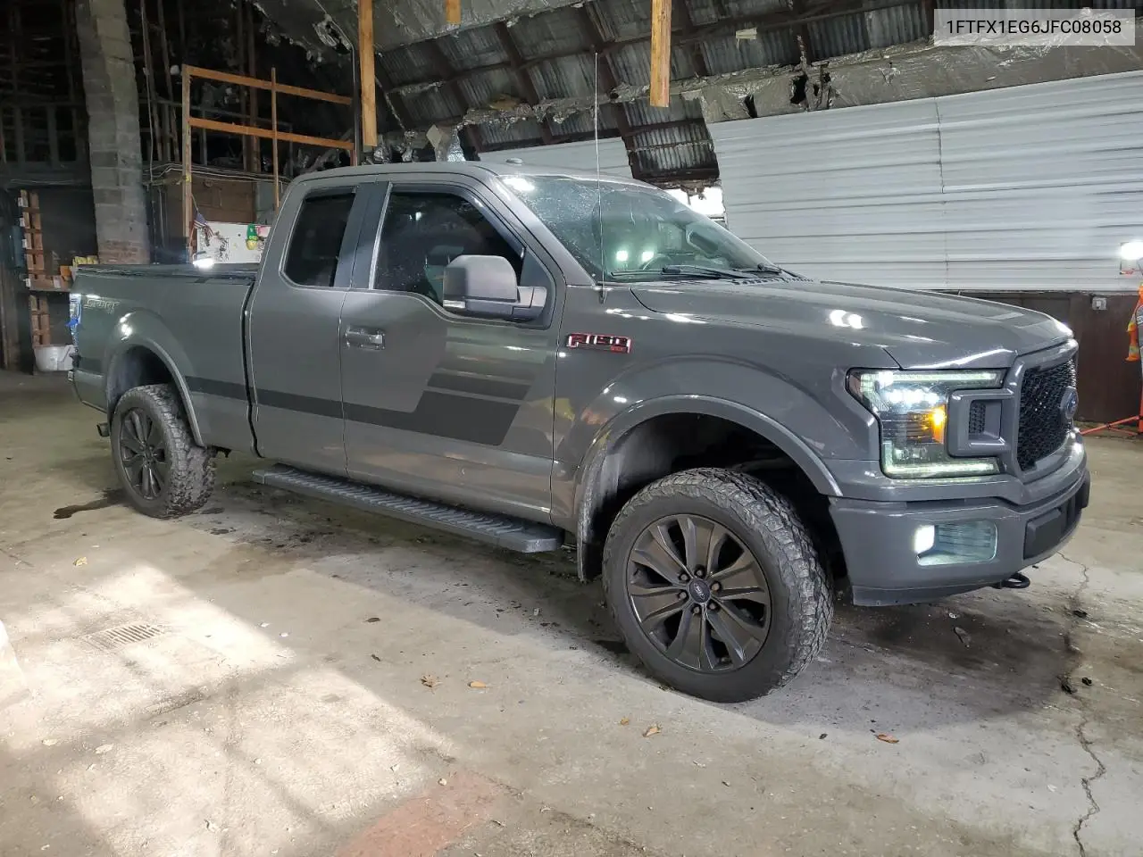 1FTFX1EG6JFC08058 2018 Ford F150 Super Cab
