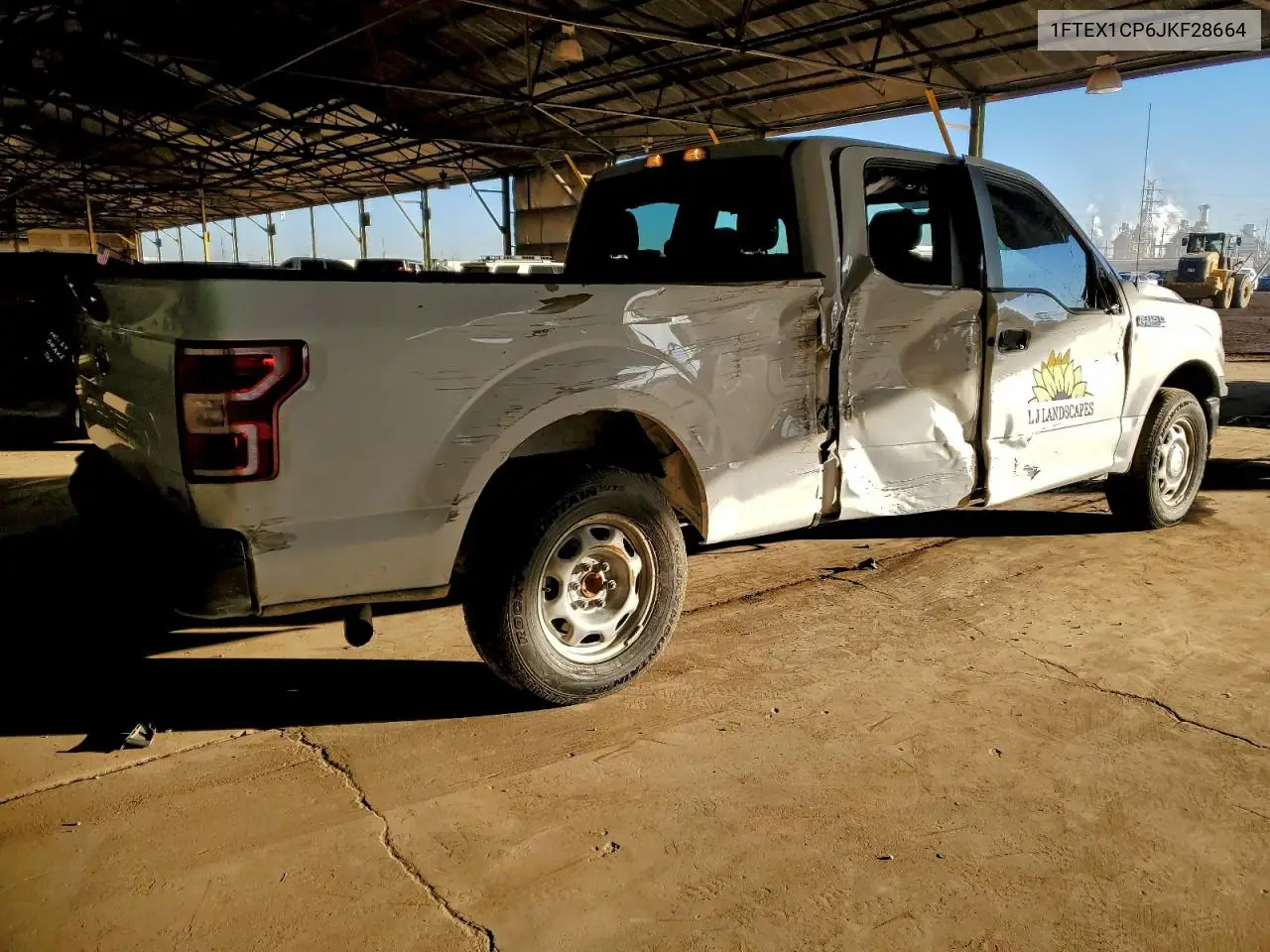 1FTEX1CP6JKF28664 2018 Ford F150 Super Cab