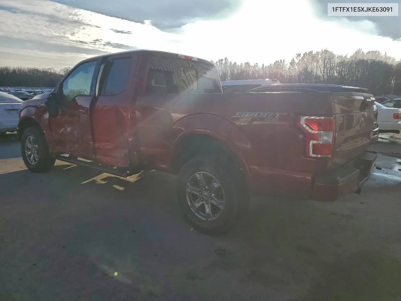 1FTFX1E5XJKE63091 2018 Ford F150 Super Cab
