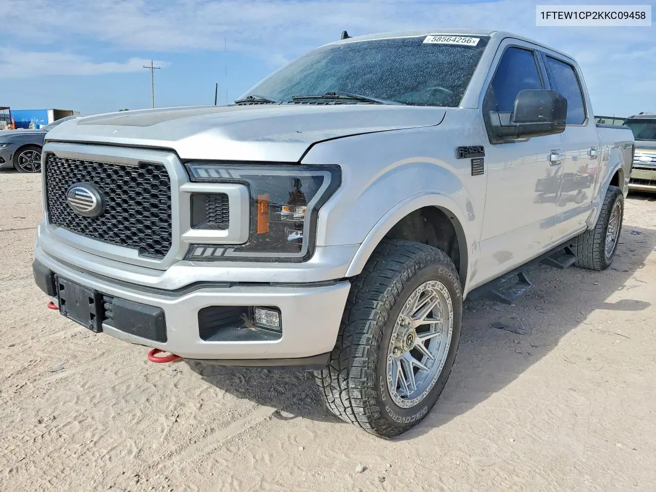 2019 Ford F150 Supercrew VIN: 1FTEW1CP2KKC09458 Lot: 58564256