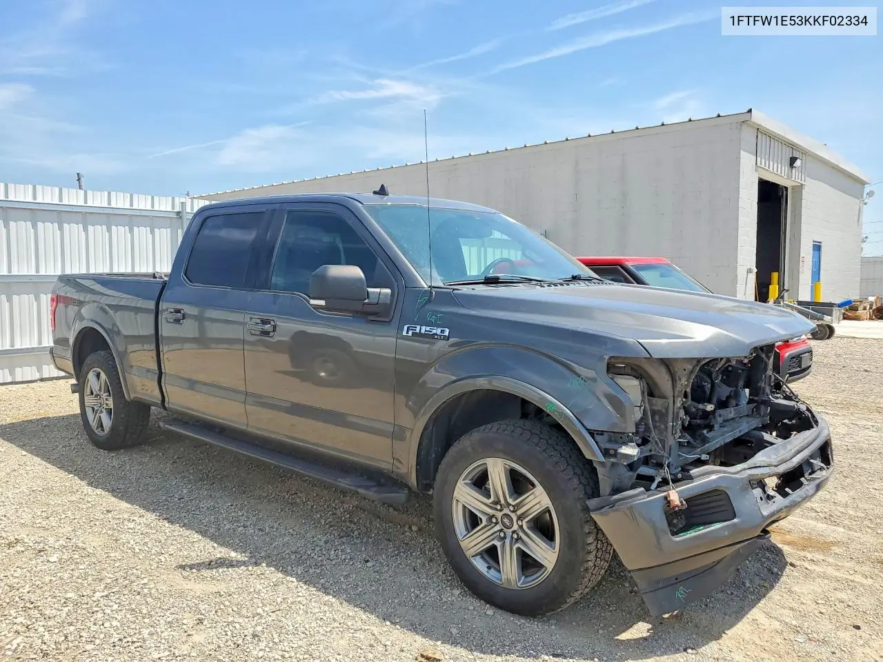 2019 Ford F150 Supercrew VIN: 1FTFW1E53KKF02334 Lot: 60250696