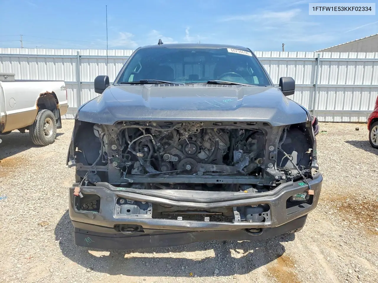 2019 Ford F150 Supercrew VIN: 1FTFW1E53KKF02334 Lot: 60250696