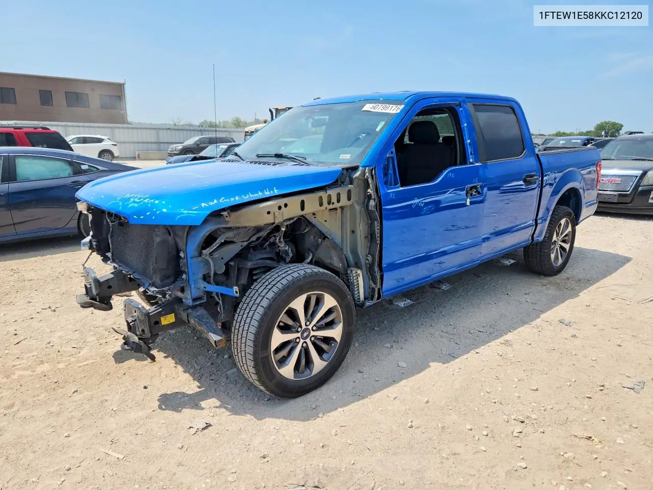 2019 Ford F150 Supercrew VIN: 1FTEW1E58KKC12120 Lot: 60799176