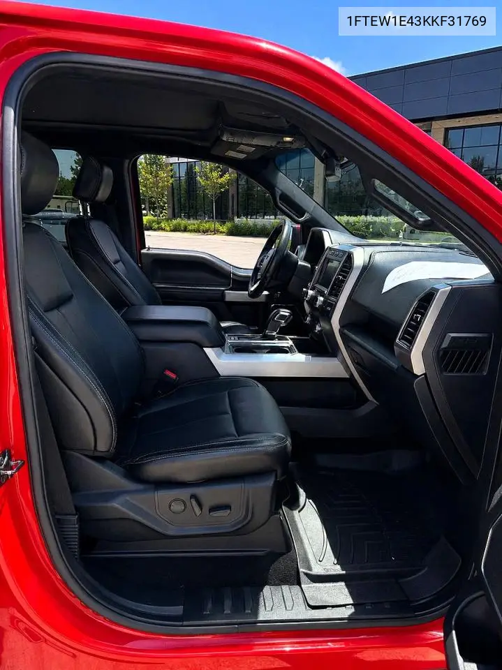 2019 Ford F150 Supercrew VIN: 1FTEW1E43KKF31769 Lot: 62546716