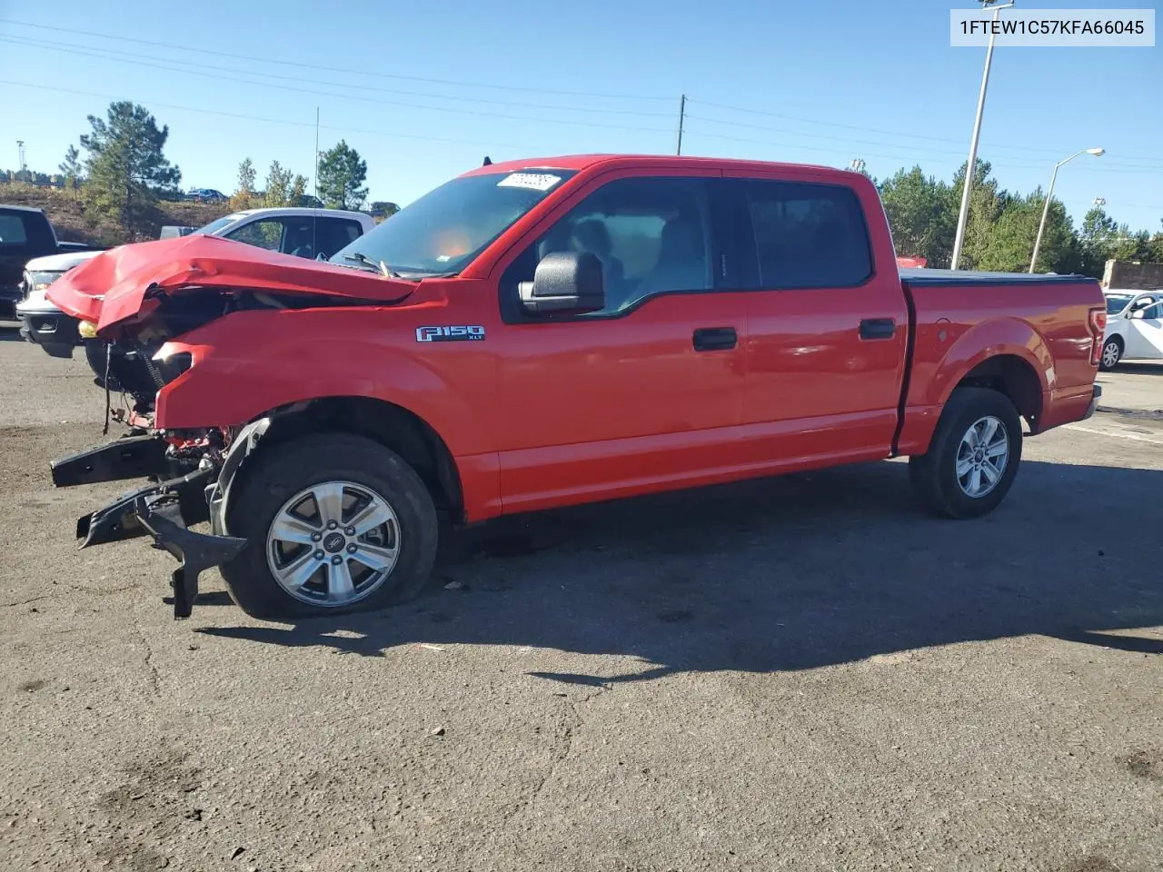 1FTEW1C57KFA66045 2019 Ford F150 Supercrew